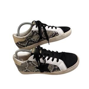 Vintage Havana Sonny Snakeskin Women's Fashion Sneakers Multi Media Sz 9.5 Star
